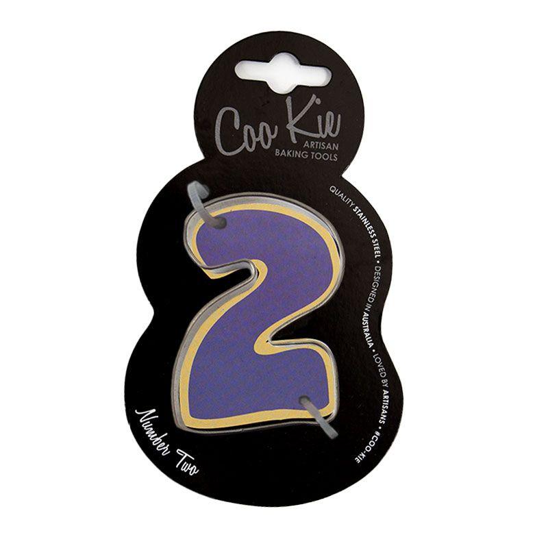 Coo Kie NUMBER 2 Cookie Cutter - 73mm L x 15mm D