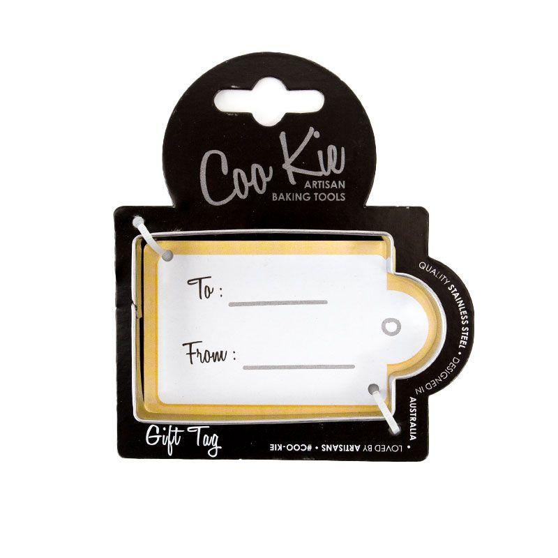 Coo Kie GIFT TAG Cookie Cutter - 82mm L x 15mm D
