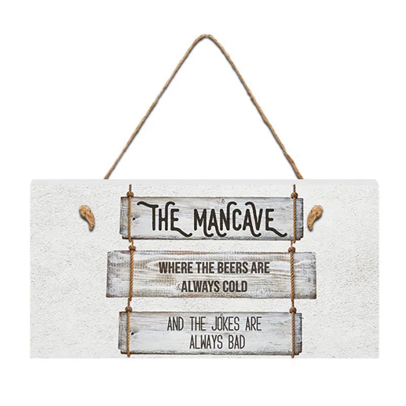 Fathers Day Simplicity Mancav Hanging Plaque - 15cm x 30cm