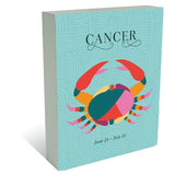 Load image into Gallery viewer, Zodiac Cancer Block Plaque - 20cm x 25cm
