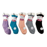 Load image into Gallery viewer, Womens Solid Sherpa Socks - Size 6-10
