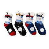 Load image into Gallery viewer, Boys Retro Sherpa Socks - Size 4-7
