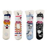 Load image into Gallery viewer, Women Printed Sherpa Socks - Size 6-10
