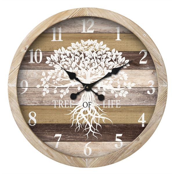 Wooden Tree Of Life Clock - 60cm