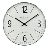 Load image into Gallery viewer, Classy Silver Decor Round Clock - 50cm
