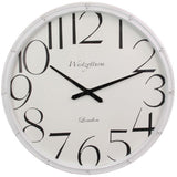 Load image into Gallery viewer, White Washed Decor Round Clock - 73cm
