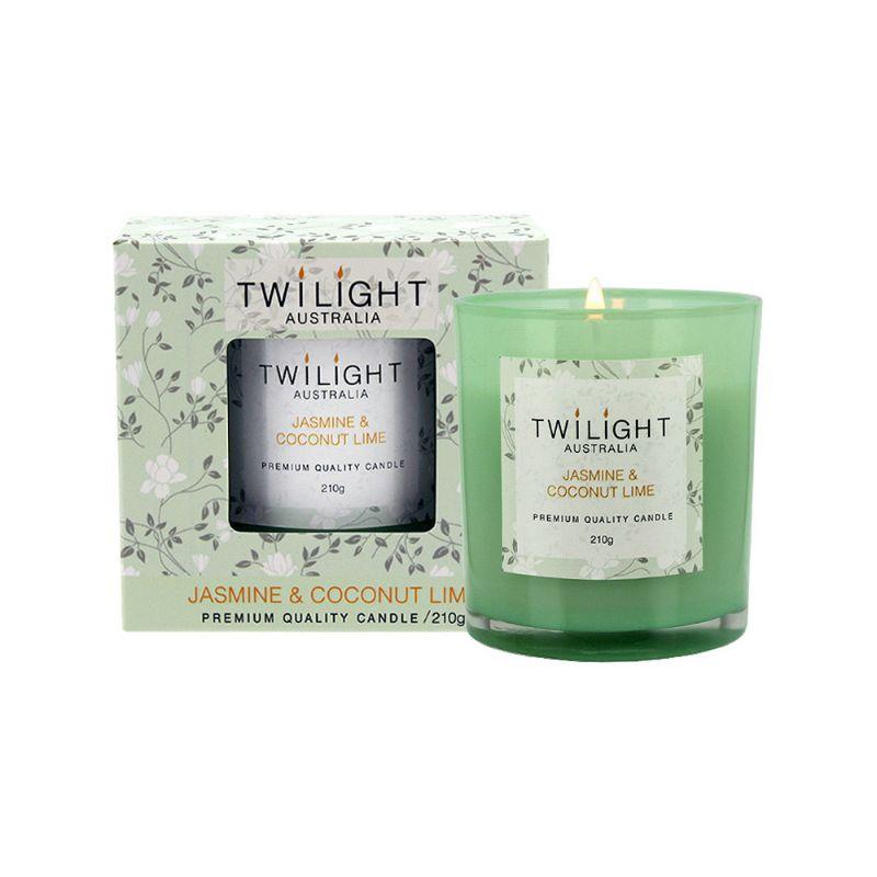 Twilight Jasmine & Coconut Lime Candle Jar - 8cm x 9cm
