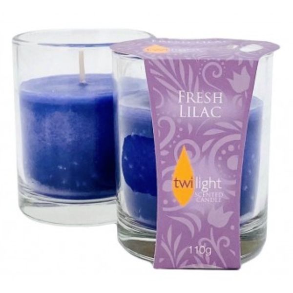 Twilight Fresh Lilac Candle Jar - 7cm x 8.4cm