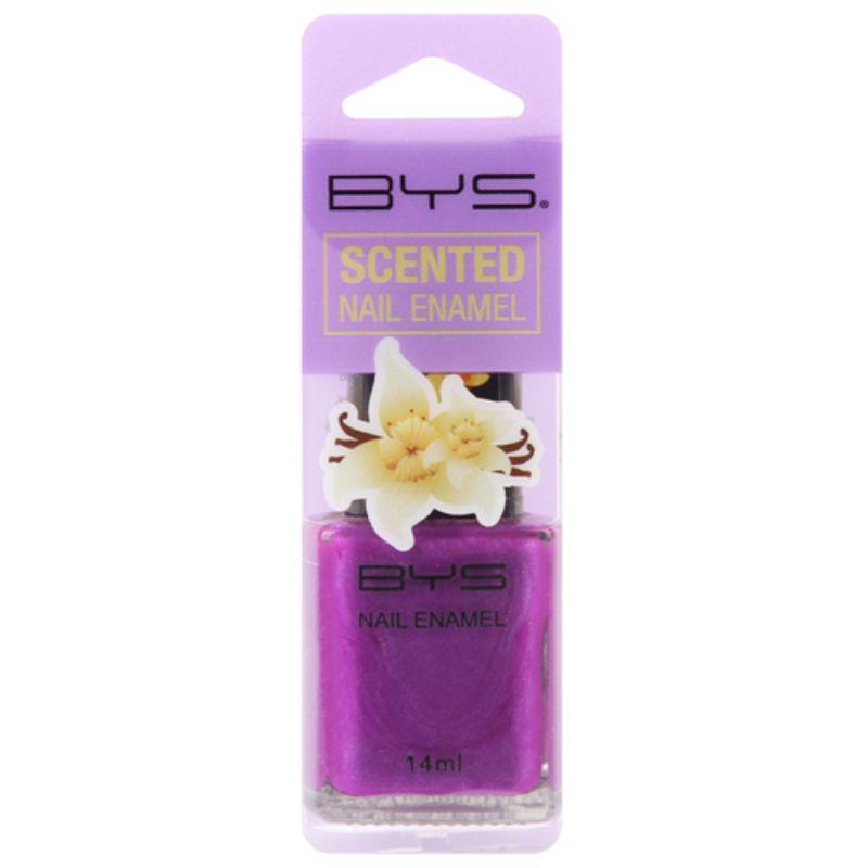 BYS Hot Purple Nail Polish with Vanilla Scented N326