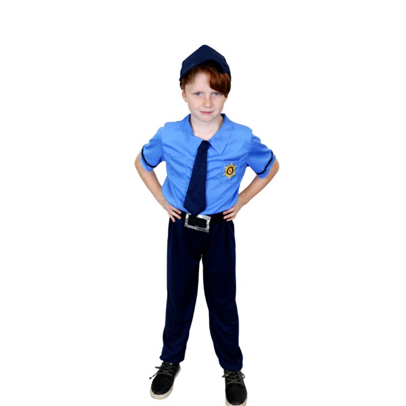 Police Child Costume - L