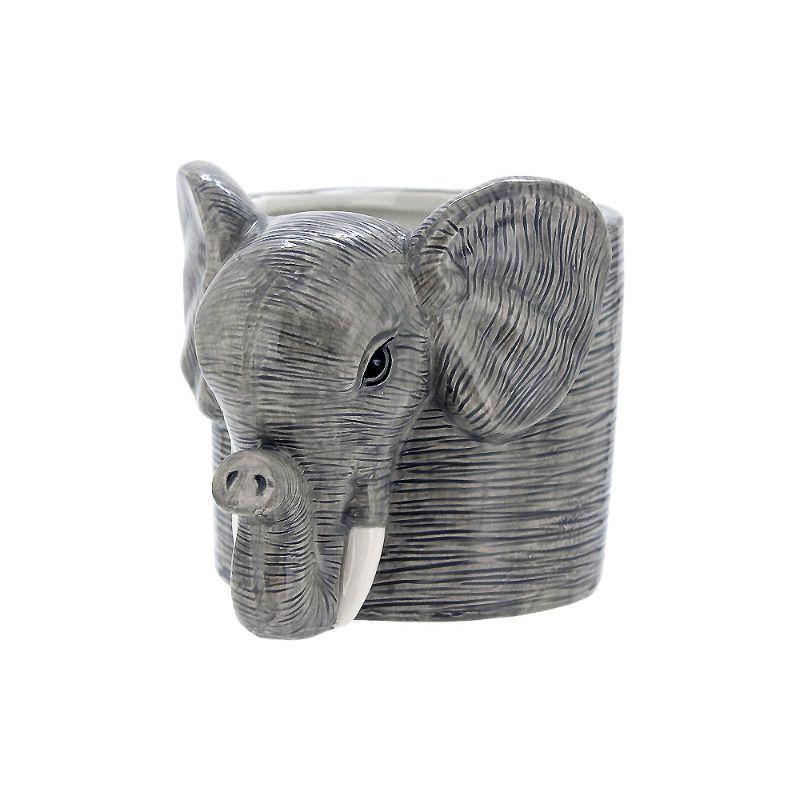 Elephant Pot - 19.5cm x 15cm x 14cm