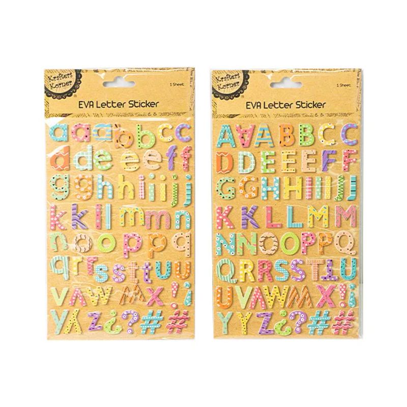 Eva Letter Sticker - 14cm x 21cm