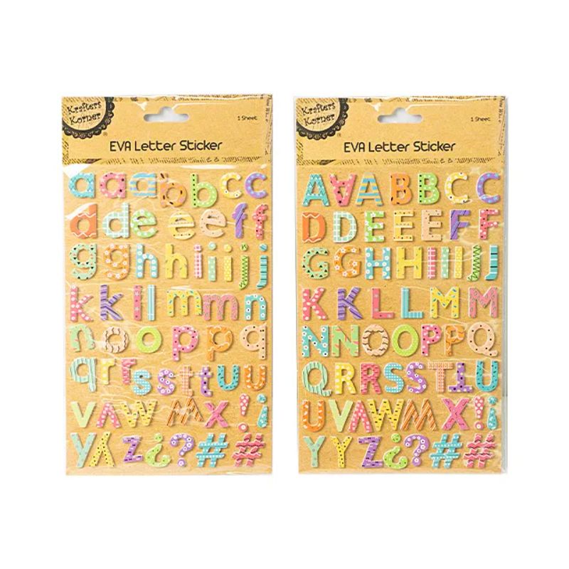 Eva Letter Sticker - 14cm x 21cm | The Base Warehouse