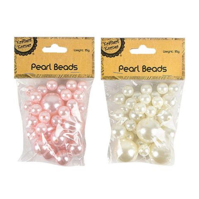 Drilled Pearl Beads - 95g