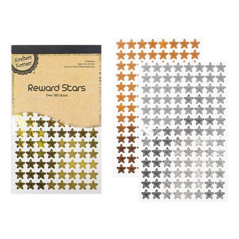 9 Pack Reward Stars - 24cm x 14.5cm