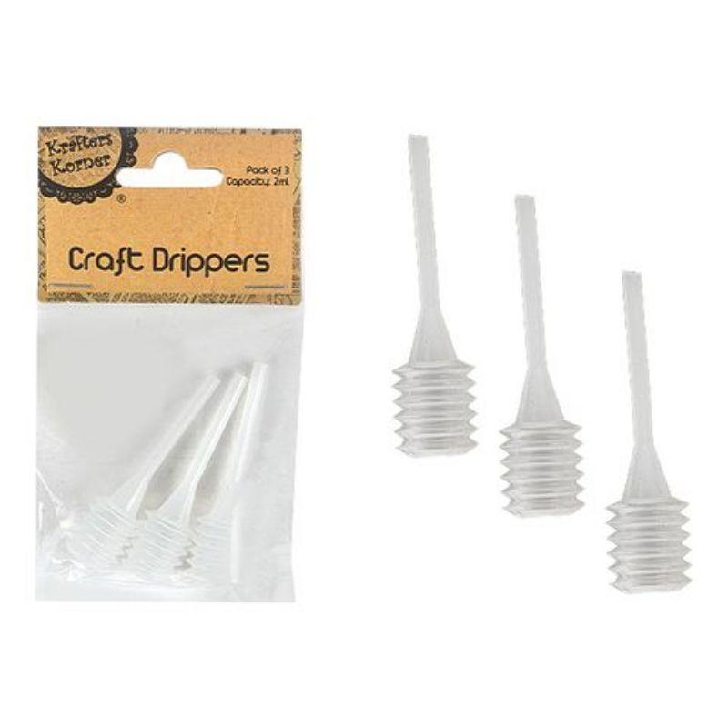 3 Pack Craft Drippers - 6.5cm x 1.7cm