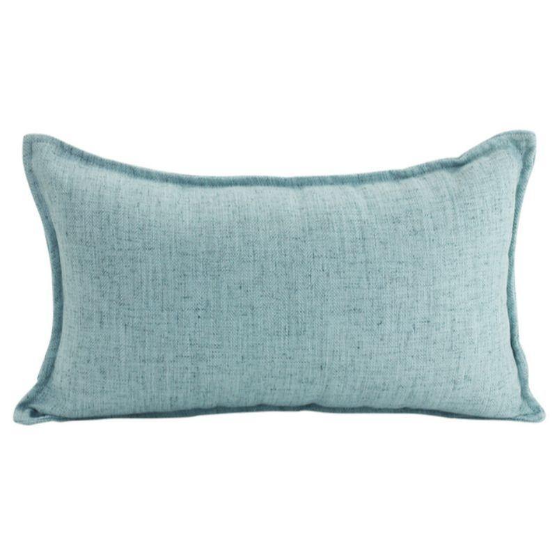 Sky Blue Linen Cushion - 30cm x 50cm - The Base Warehouse