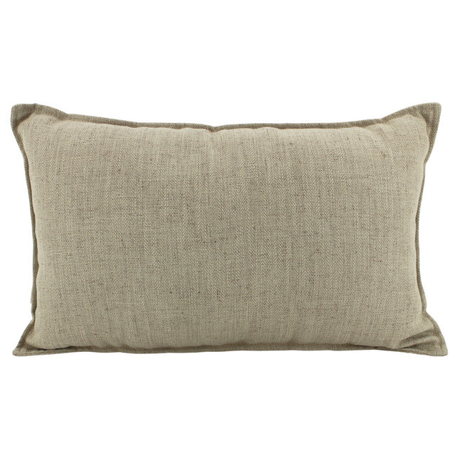Latte Linen Cushion - 30cm x 50cm