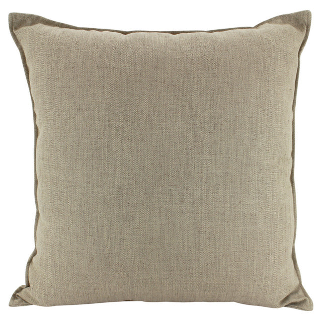 Latte Linen Cushion - 45cm x 45cm