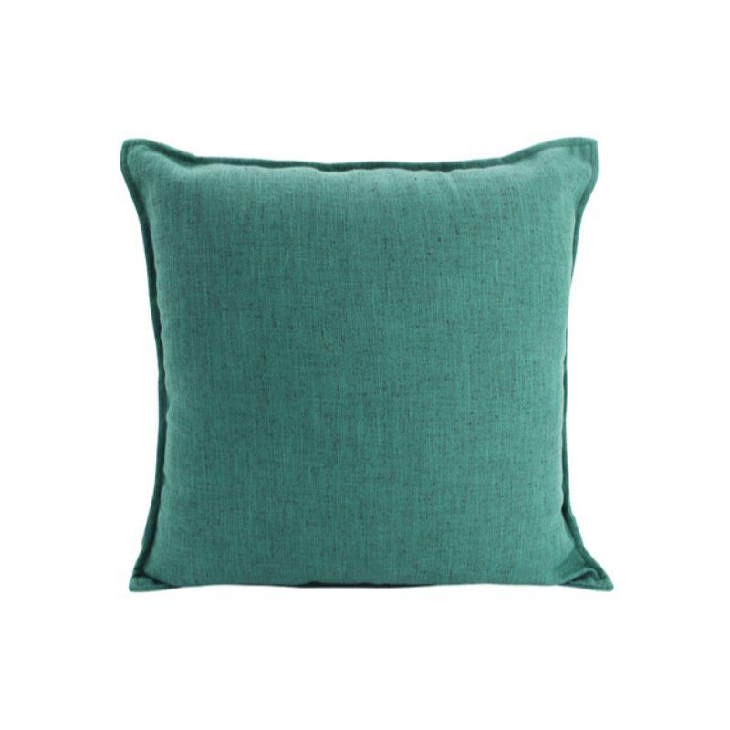 Green Linen Cushion - 55cm x 55cm