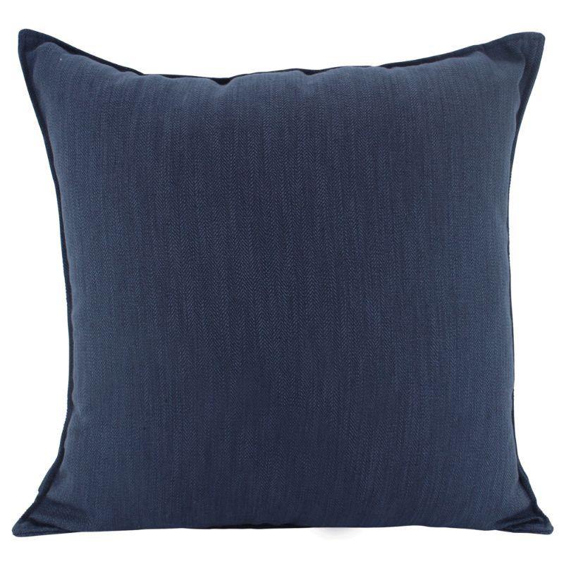 Navy Linen Cushion - 55cm x 55cm - The Base Warehouse