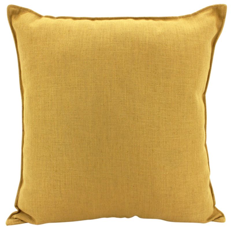 Mustard Linen Cushion - 55cm x 55cm