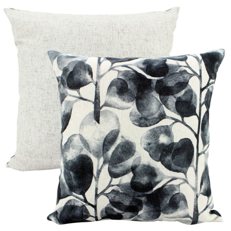 Black Fade To Grey Cushion - 50cm x 50cm