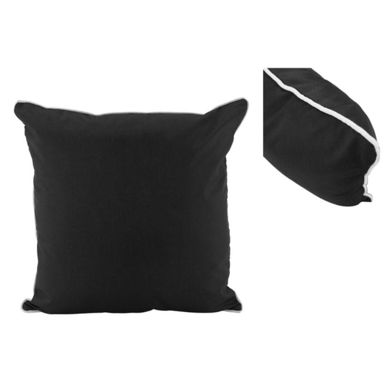 Black Basic Cushion - 50cm x 50cm
