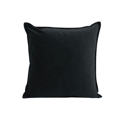 Black Velvet Cushion - 45cm x 45cm - The Base Warehouse