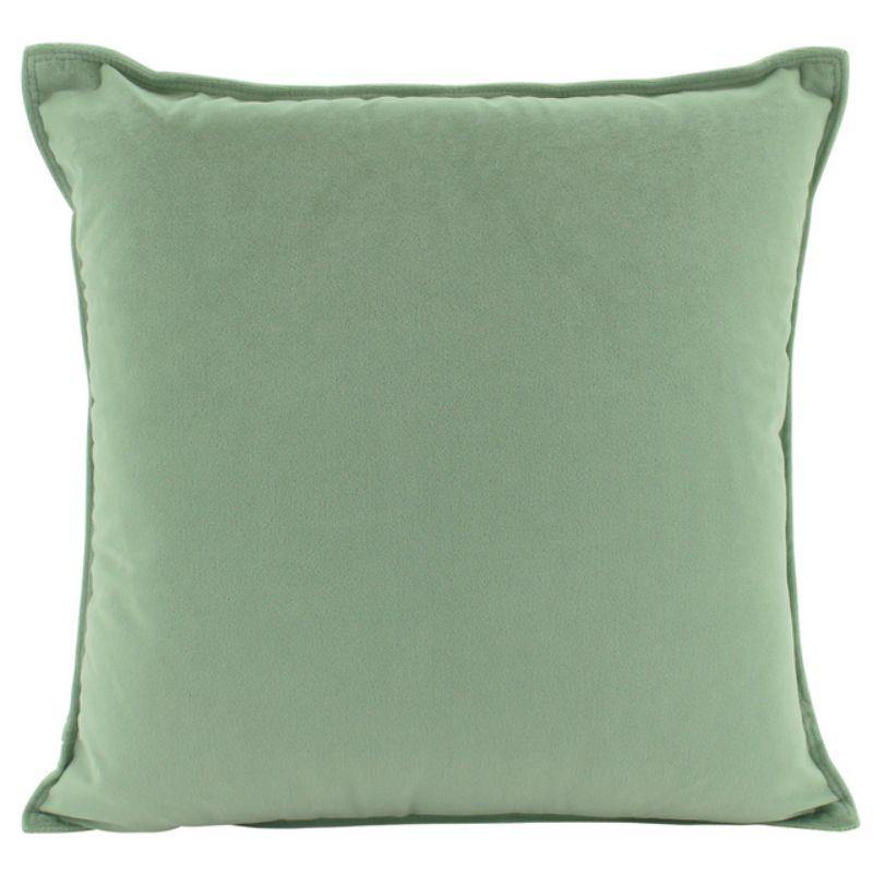 Sage Velvet Cushion - 45cm x 45cm - The Base Warehouse