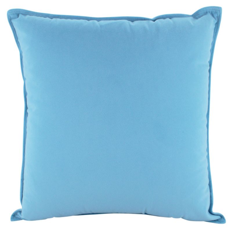 Sky Blue Velvet Cushion - 45cm x 45cm