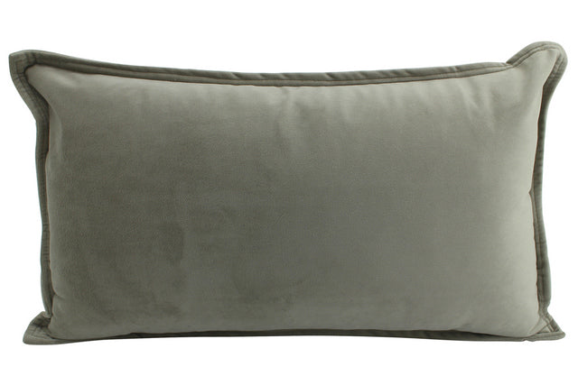Latte Velvet Cushion - 30cm x 50cm