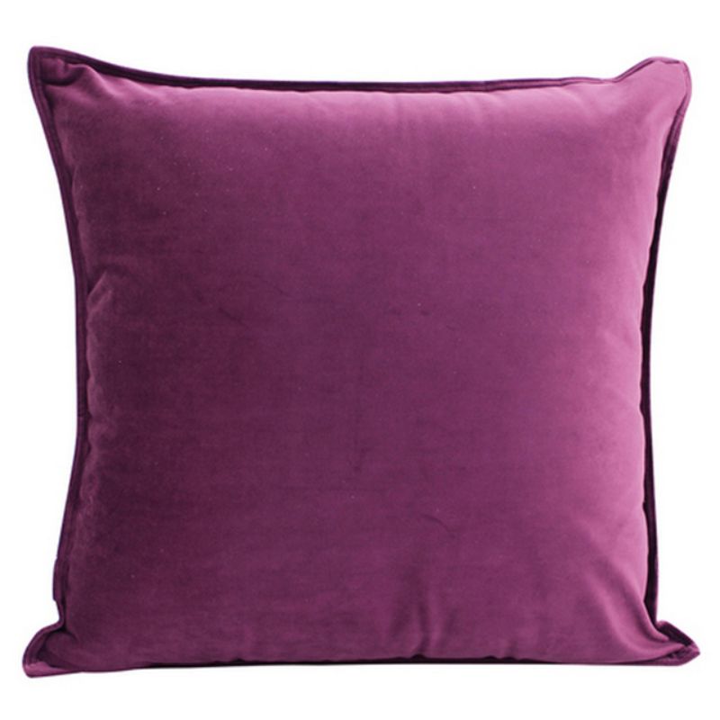 Aubergine Velvet Cushion - 55cm x 55cm