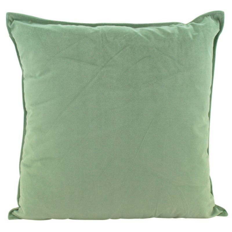 Sage Velvet Cushion - 55cm x 55cm - The Base Warehouse
