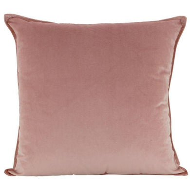 Pink Velvet Cushion - 55cm x 55cm - The Base Warehouse