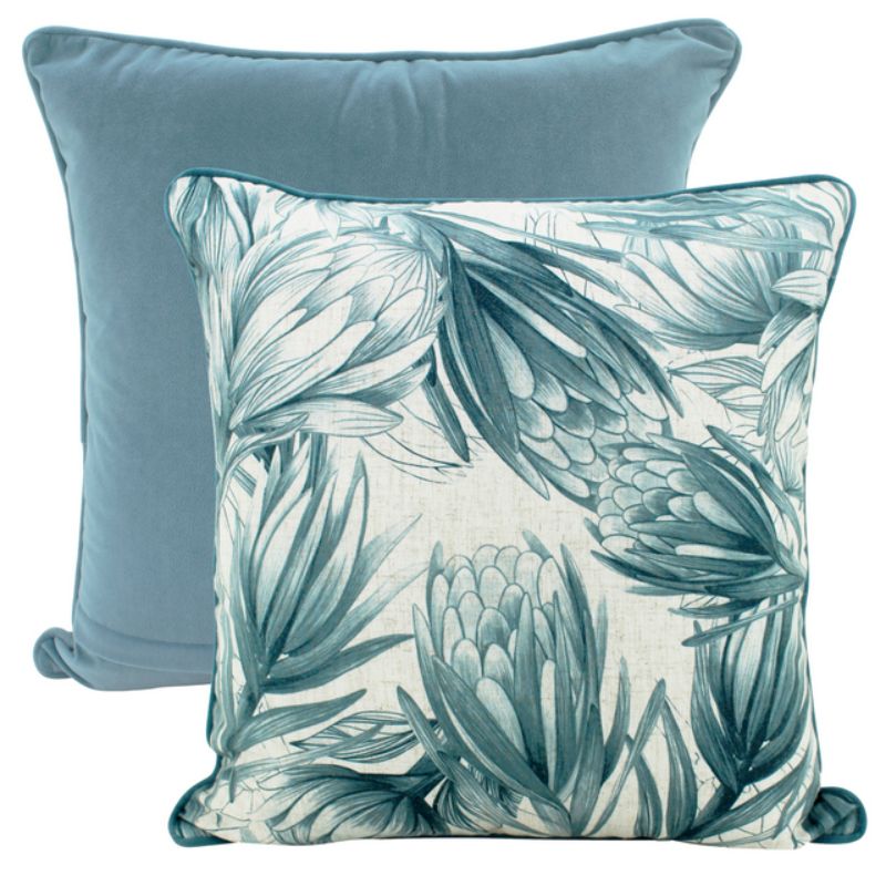 Teal Banks Cushion - 50cm x 50cm