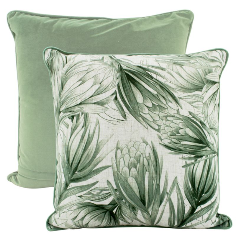 Green Banks Linen Cushion - 50cm x 50cm