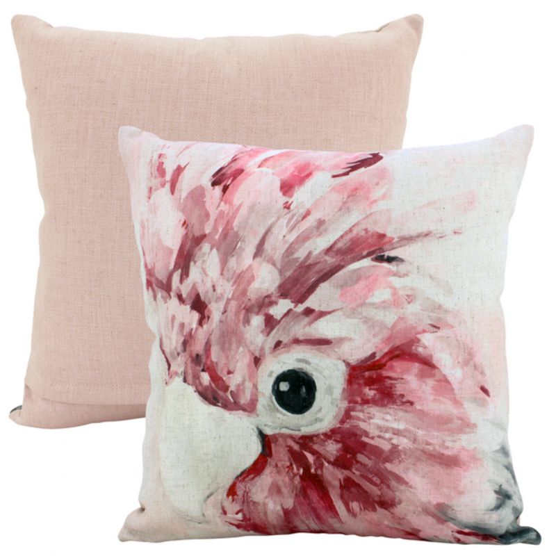 What A Galah Linen Cushion - 50cm x 50cm