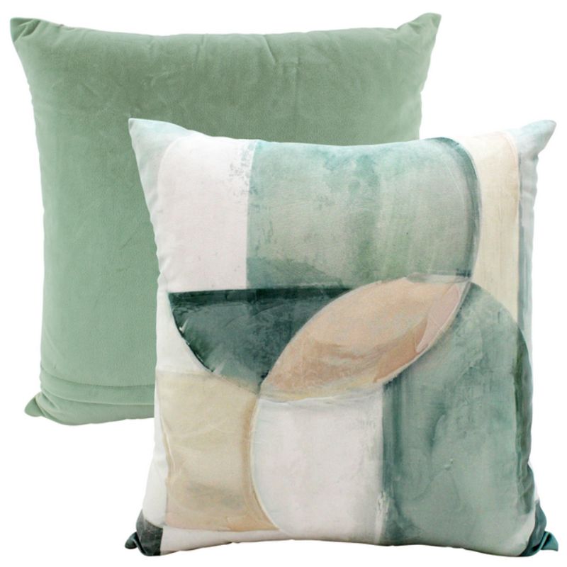 Green Wilder Velvet Cushion - 50cm x 50cm