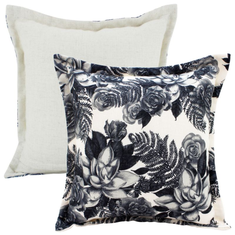 Darkest Night Linen Cushion - 50cm x 50cm