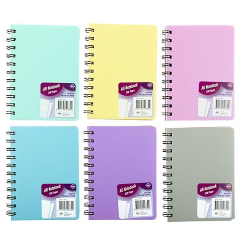 Notebook Basic PP Col A6 200pg