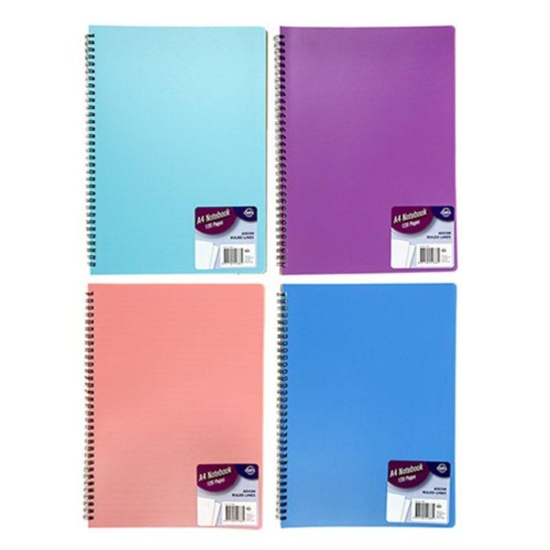 Coloured Basic Notebook A4 - 120 Pages | The Base Warehouse