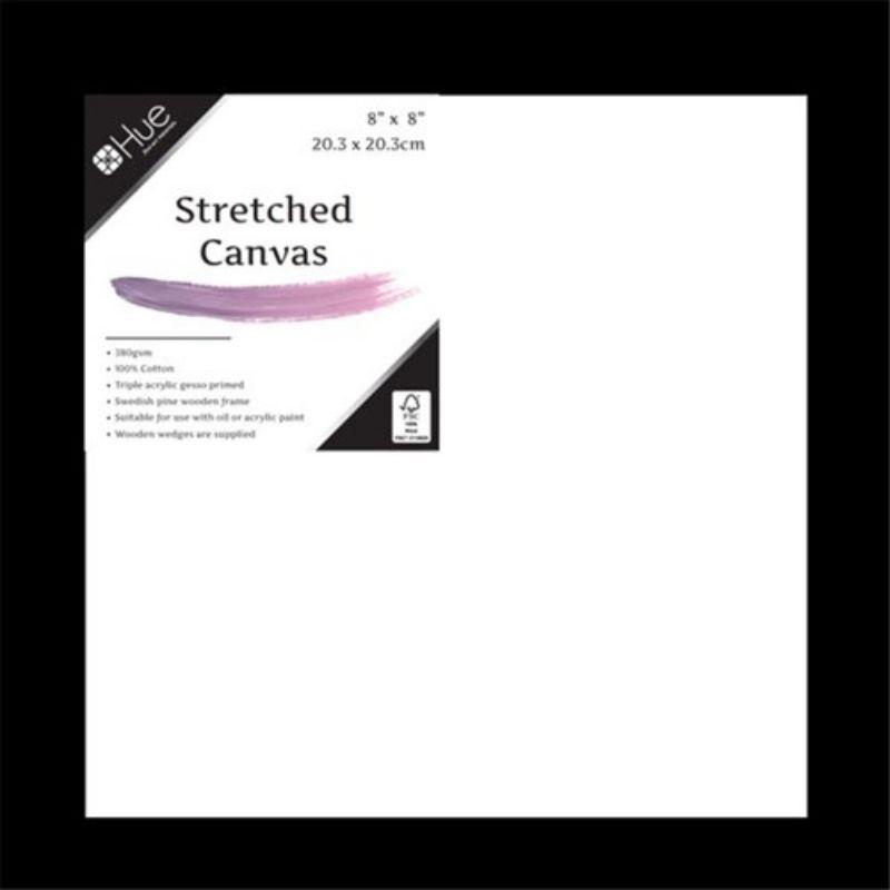 Canvas Stretched Cotton 380gsm 37mm 8x8in W16.1 FSC 100%