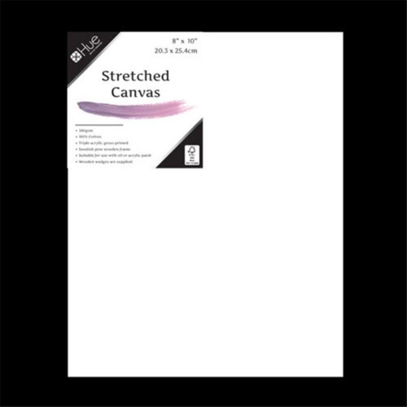 Canvas Stretched Cotton 380gsm 37mm 8X10in W16.1 FSC 100%