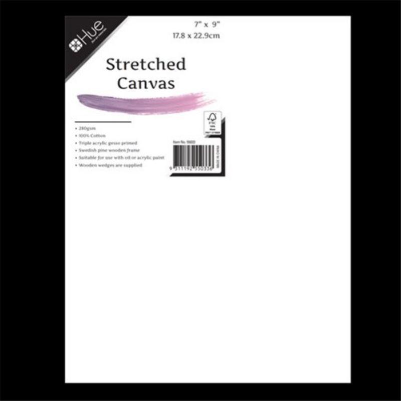 Canvas Stretched Cotton 280gsm 17mm 7x9in W16.1 FSC 100%