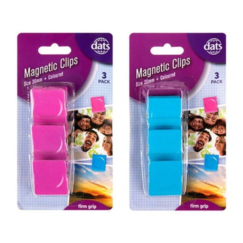 3 Pack Magnetic Clips - 3cm