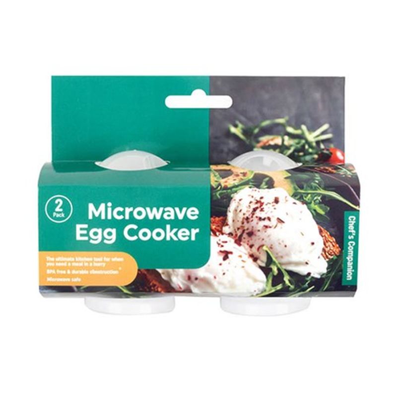 2 Pack Microwavable Egg Maker - 6.5cm x 8cm x 5cm