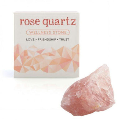 Raw Rose Quartz Wellness Stone - The Base Warehouse