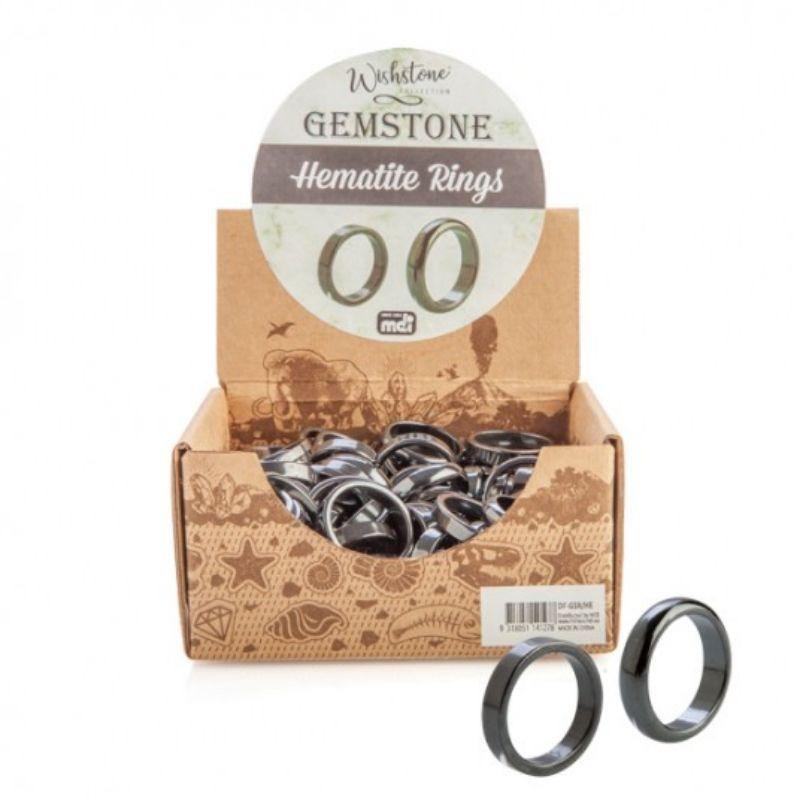 Hermite Rings Gemstone Hematite Ring | The Base Warehouse