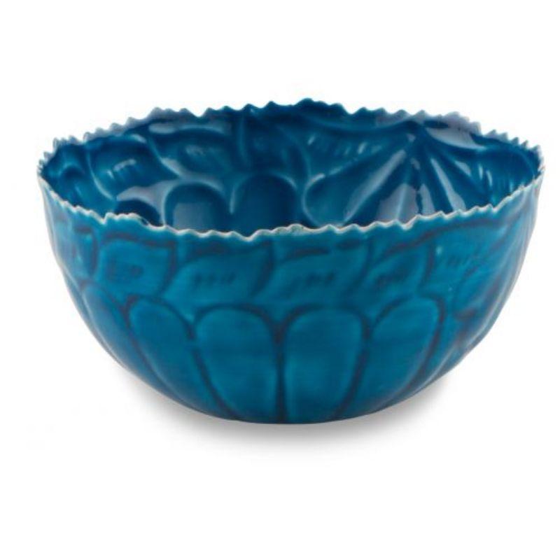Blue Iron Enamel Bowl - 16cm x 10cm